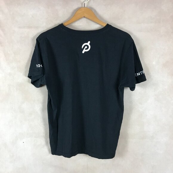 Women's PELOTON Century Club 100 Black T-Shirt NWOT MEDIUM - Picture 2 of 7